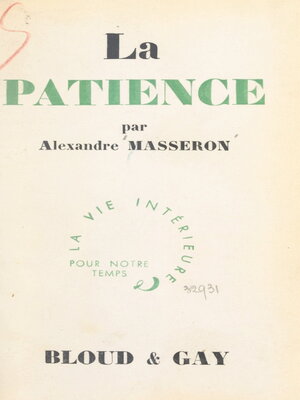 cover image of La patience